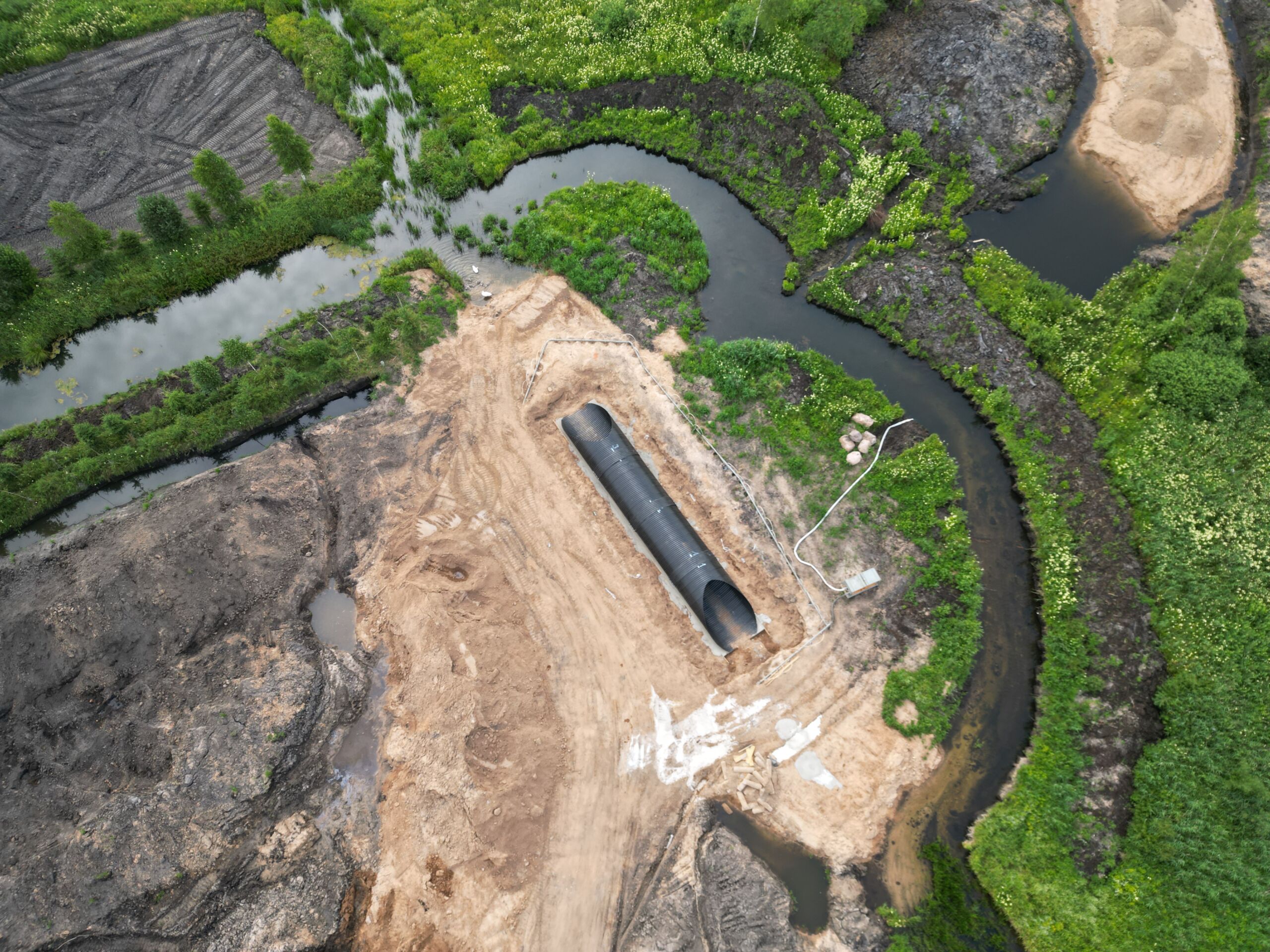 corrugated steel structure helical